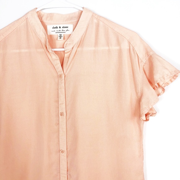 Anthro Cloth & Stone Calder Button Down Top - Picture 6 of 8